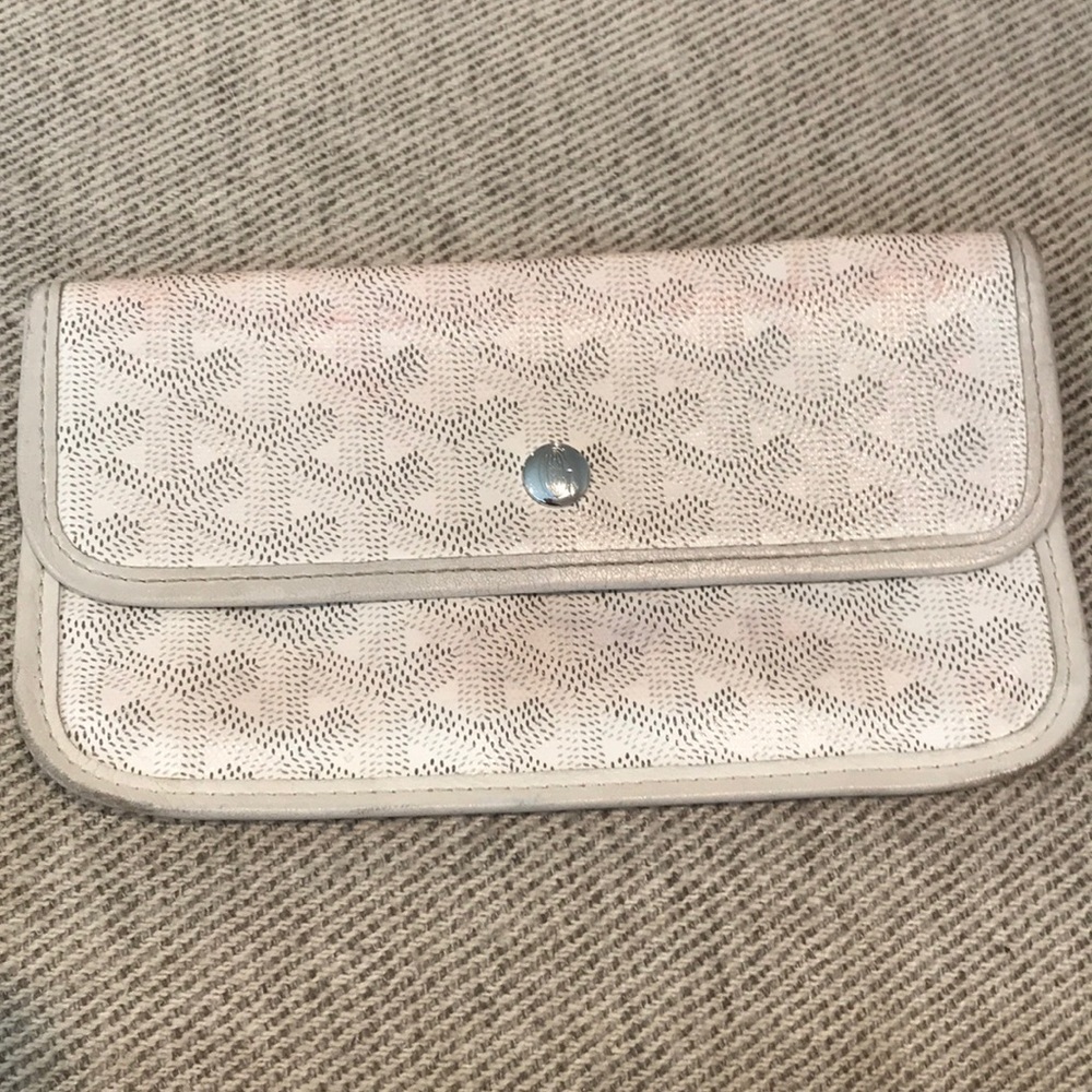Authentic Goyard white wallet